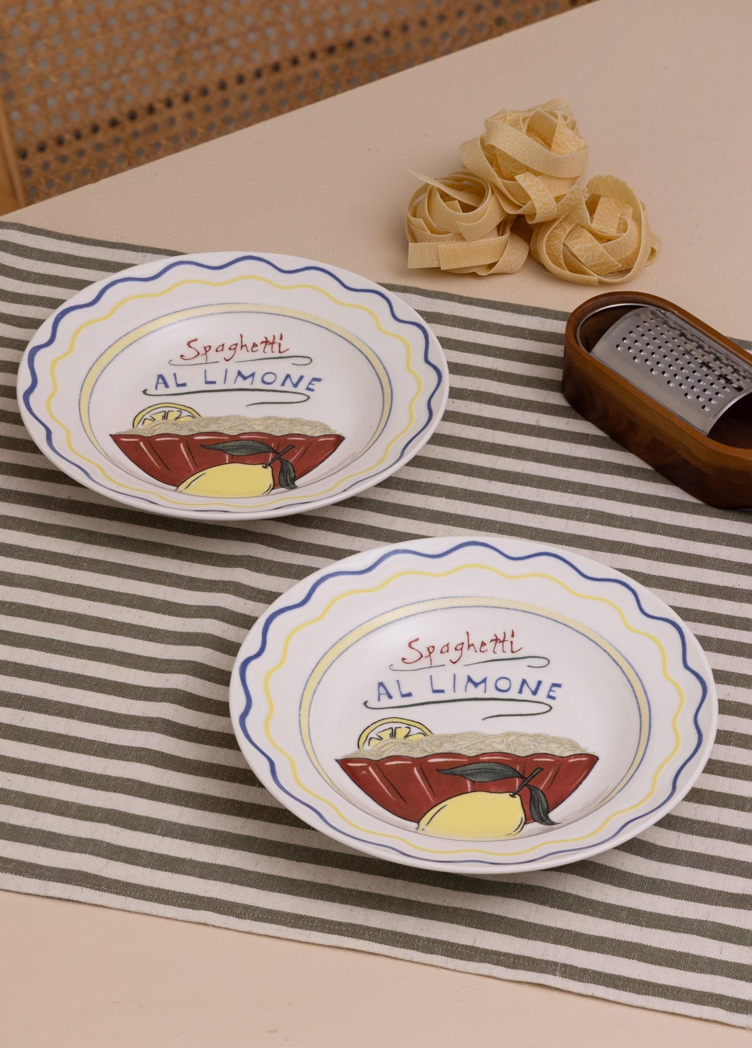 The Mia Italian Summer Yemek Tabağı 2li Set 22 cm