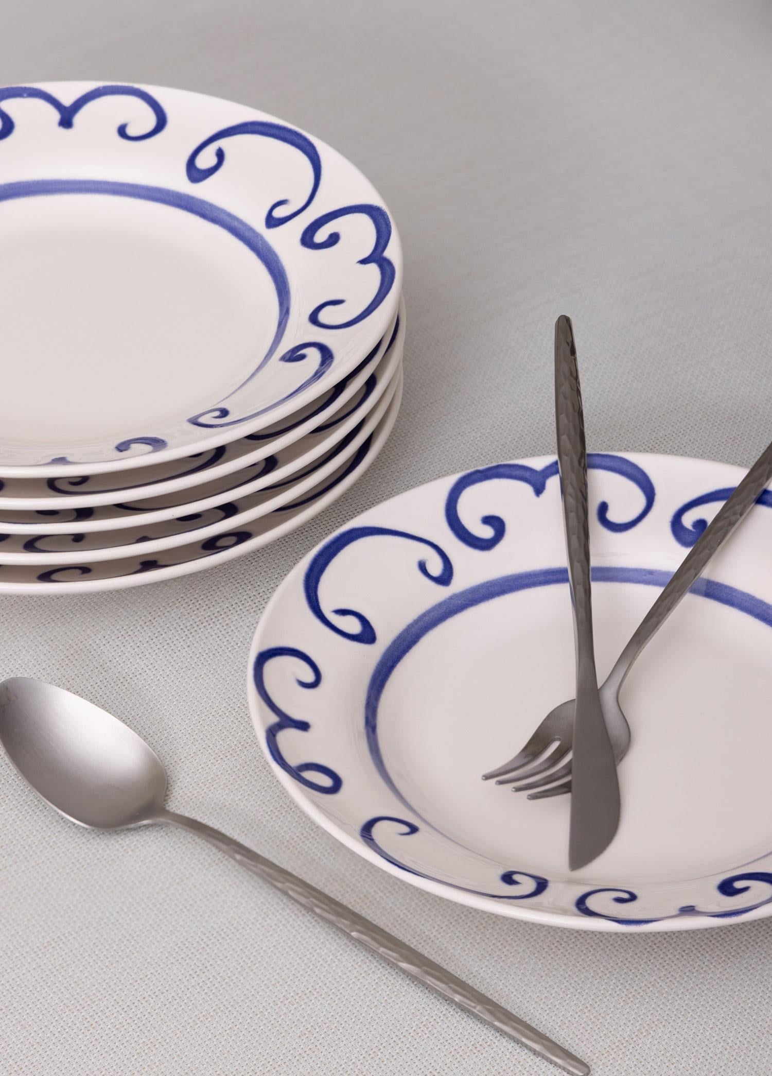 The Mia Palma Yemek Tabağı 6lı Set 20 cm