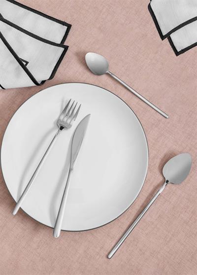 The Mia Giallo Çatal Kaşık Bıçak Takımı Gümüş 24 Parça