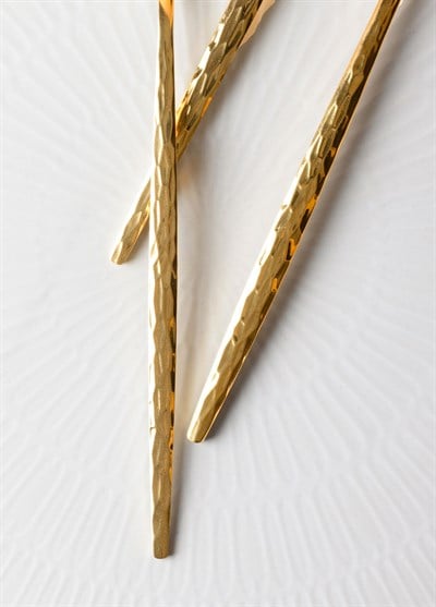 The Mia Shiny Çatal Kaşık Bıçak Takımı Gold 24 Parça