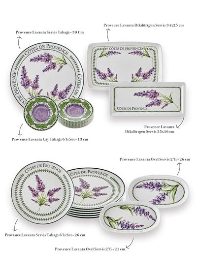 The Mia Provence Kahvaltı Takımı 6 Kişilik 19 Parça 1901