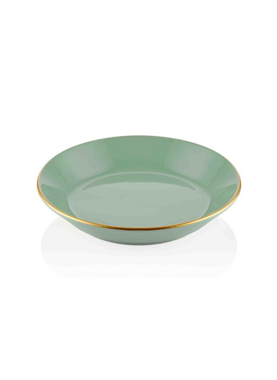The Mia Basic Yemek Tabağı 6 Lı Set Yeşil - 20cm