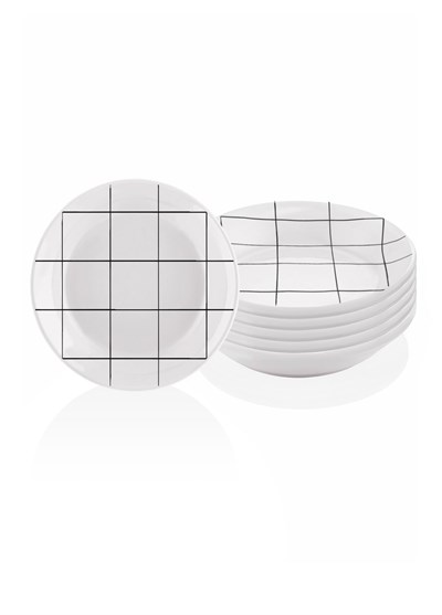 The Mia Daily Tunes Yemek Tabağı 6lı Set 20 Cm