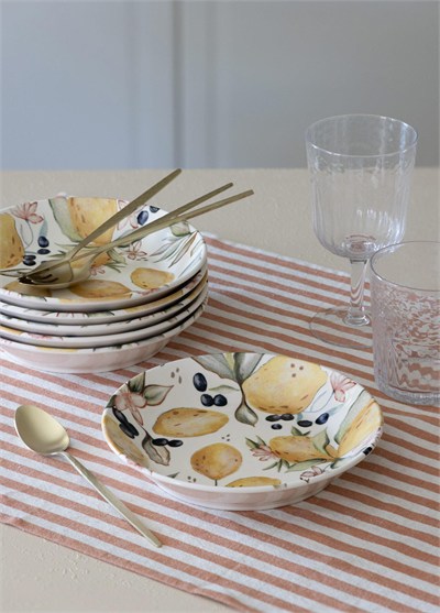 The Mia Limoncello Yemek Tabağı 6lı Set 20 cm