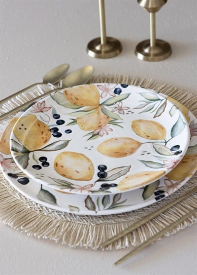 The Mia Limoncello Yemek Tabağı 6lı Set 20 cm