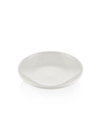 The Mia Noon Yemek Tabağı 6lı Krem 20 cm