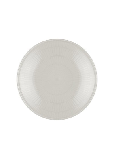The Mia Noon Yemek Tabağı 6lı Krem 20 cm