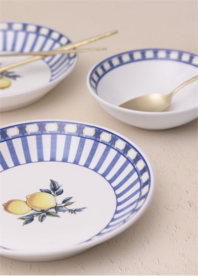 The Mia Odore Di Limone Yemek Tabağı 6lı Set 20 cm