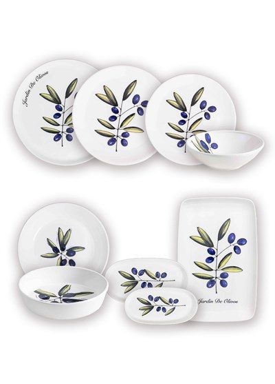 The Mia Olivos 6 Kişilik Yemek Takımı 31 Parça Set 1
