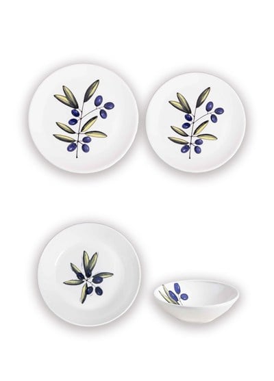 The Mia Olivos 6 Kişilik Yemek Takımı 24 Parça Set 1