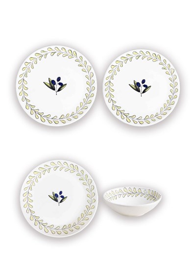 The Mia Olivos 6 Kişilik Yemek Takımı 24 Parça Set 2