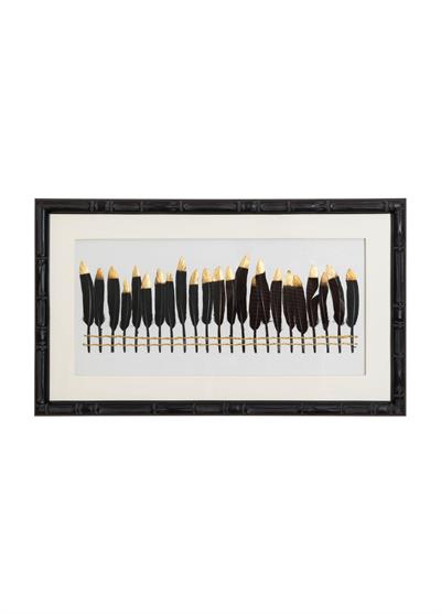 The Mia Flume Tablo Siyah 60x35x4 cm TBL0099