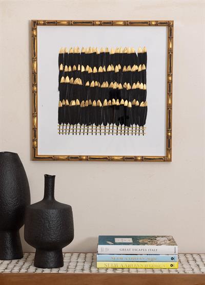 The Mia Flume Tablo Siyah 60x60x4 cm TBL0097