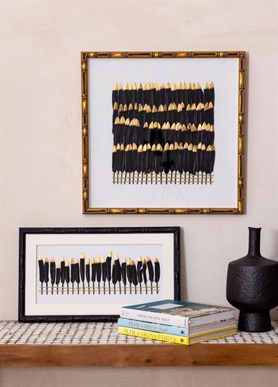 The Mia Flume Tablo Siyah 60x60x4 cm TBL0097