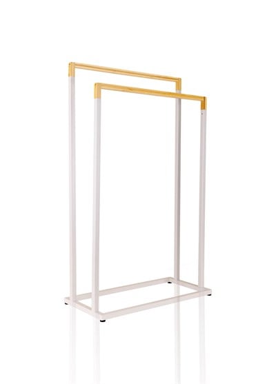 The Mia Metal Havlu Askılığı Gri GLV0764