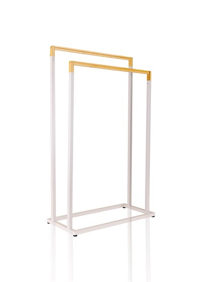 The Mia Metal Havlu Askılığı Gri GLV0764