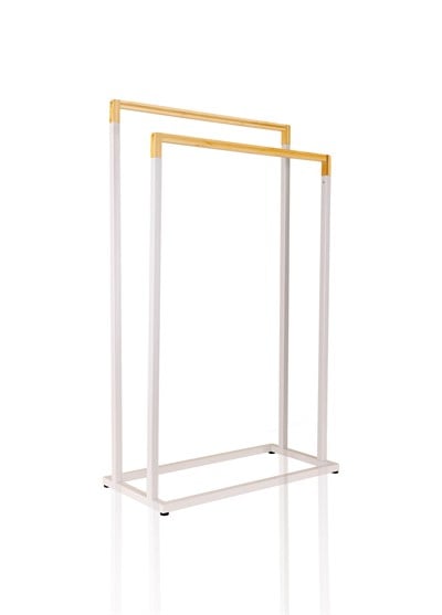 The Mia Metal Havlu Askılığı Gri GLV0764