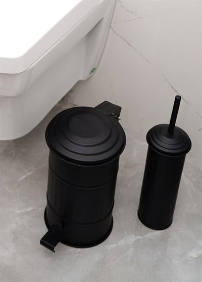 The Mia Çöp Kovası Banyo 5 Lt Siyah MGL0004