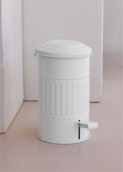 The Mia Çöp Kovası Banyo 5 Lt Beyaz MGL0009