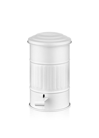 The Mia Çöp Kovası Banyo 5 Lt Beyaz MGL0009