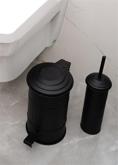 The Mia Çöp Kovası Banyo 5 Lt Siyah MGL0004