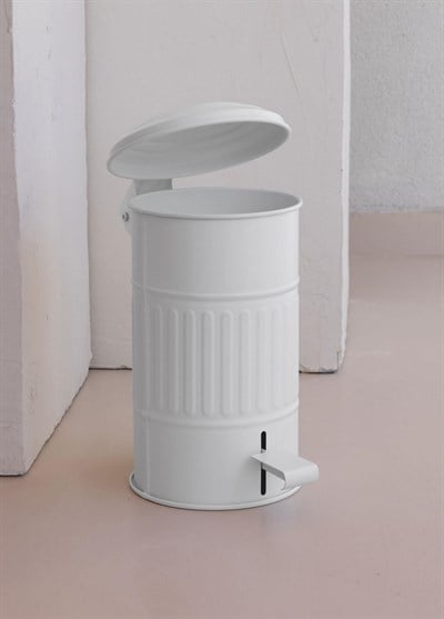 The Mia Çöp Kovası Banyo 5 Lt Beyaz MGL0009