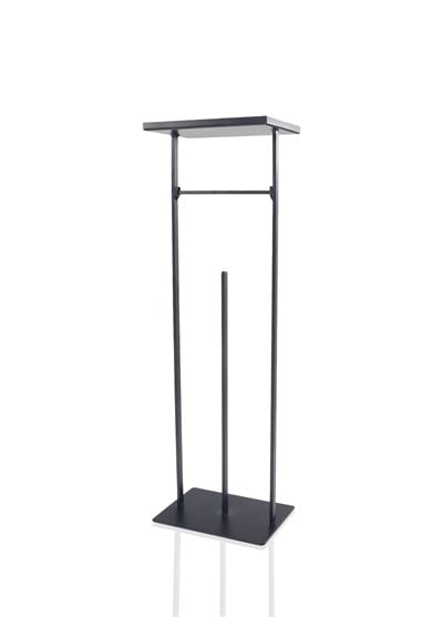 The Mia Tepsili Tuvalet Kağıdı Stand Siyah 54x15x12 cm