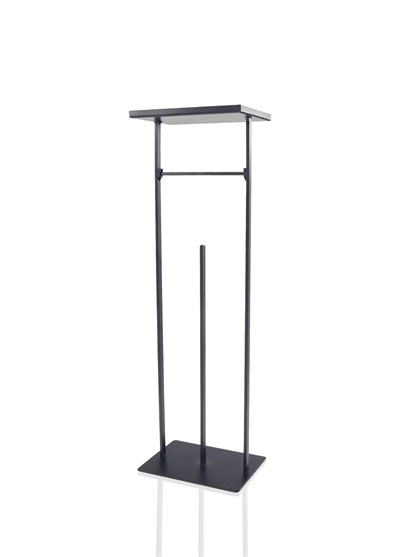 The Mia Tepsili Tuvalet Kağıdı Stand Siyah 54x15x12 cm