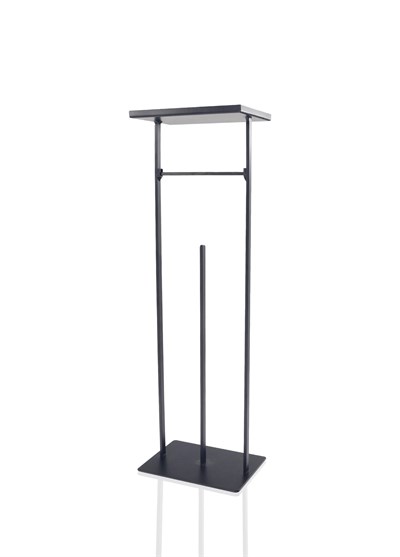The Mia Tepsili Tuvalet Kağıdı Stand Siyah 54x15x12 cm