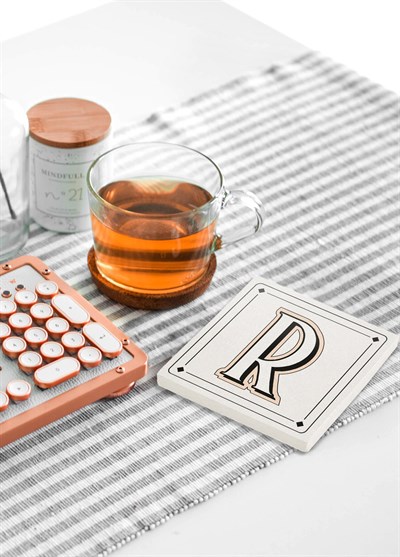 The Mia Emily Taş Bardak Altlığı - R