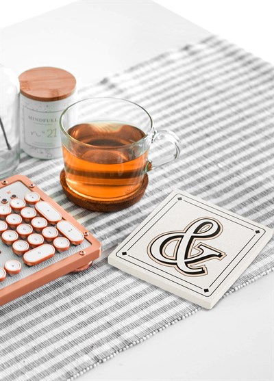 The Mia Emily Taş Bardak Altlığı - And