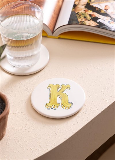 The Mia Harf Bardak Altlığı K