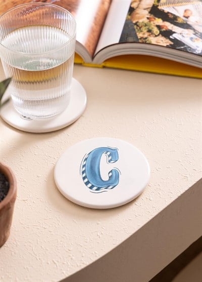 The Mia Harf Bardak Altlığı C