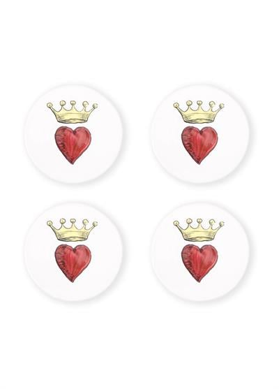 The Mia Luv Bardak Altlığı 4lü Set- 10 cm