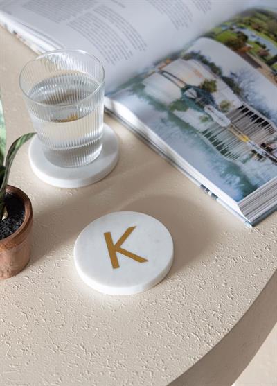 The Mia Mermer Bardak Altlığı K