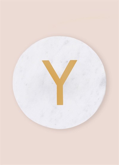 The Mia Mermer Bardak Altlığı Y