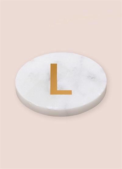 The Mia Mermer Bardak Altlığı L