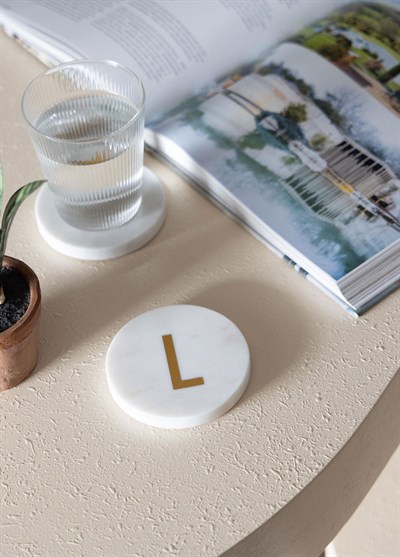 The Mia Mermer Bardak Altlığı L