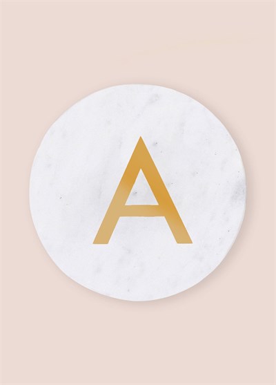 The Mia Mermer Bardak Altlığı A