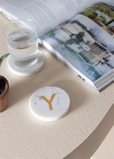 The Mia Mermer Bardak Altlığı Y