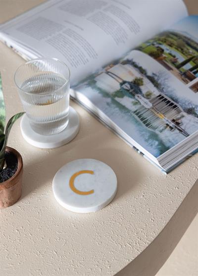 The Mia Mermer Bardak Altlığı C