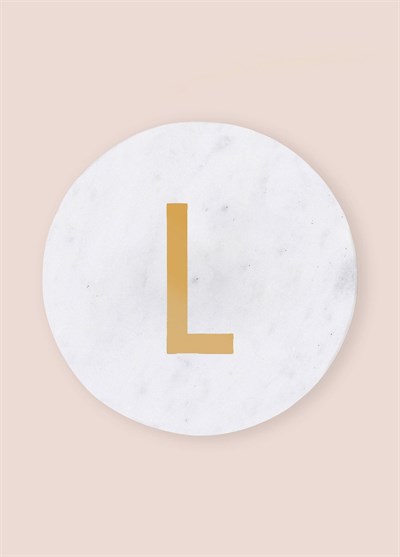 The Mia Mermer Bardak Altlığı L