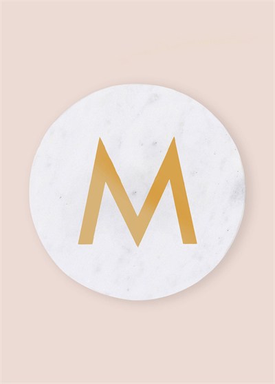 The Mia Mermer Bardak Altlığı M