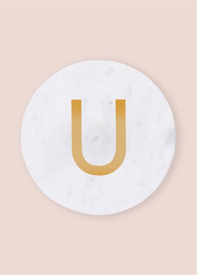 The Mia Mermer Bardak Altlığı U