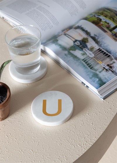 The Mia Mermer Bardak Altlığı U