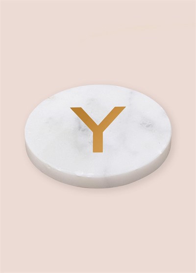 The Mia Mermer Bardak Altlığı Y