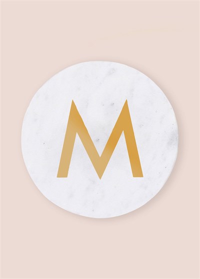 The Mia Mermer Bardak Altlığı M