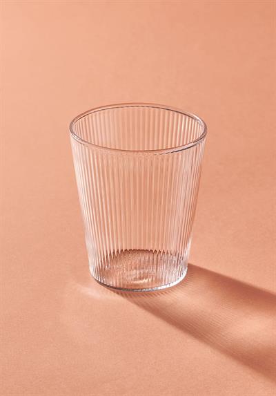 The Mia Striped Borosilikat Cam Bardak 400 ml