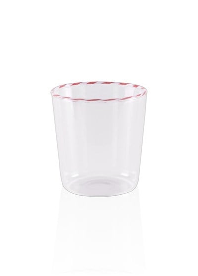 The Mia Borosilikat Su Bardağı Kırmızı 320 ml BRD0130