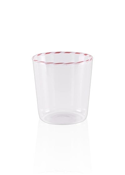 The Mia Borosilikat Su Bardağı Kırmızı 320 ml BRD0130
